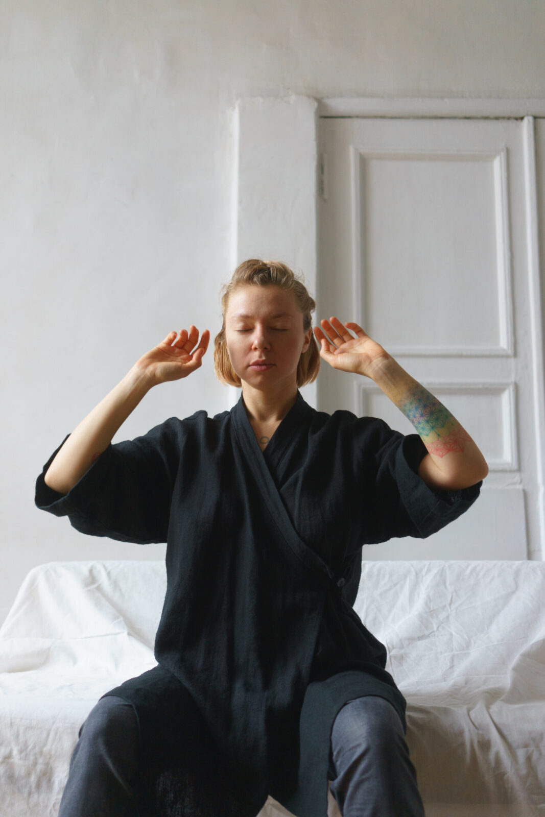 Agni kimono black